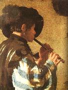 Hendrick Terbrugghen The Flute Player China oil painting reproduction